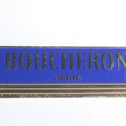 BOUCHERON Paris Plaque publicitaire Bijoux Montre