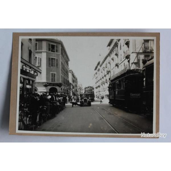 Photographie Accident Tramway Automobile Police Canton Genve Suisse