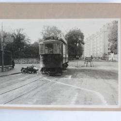 Photographie Accident Tramway Moto Police Canton Genève Suisse