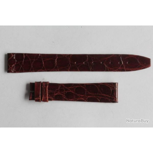 Bracelet montre Universal Genve croco marron 16 mm