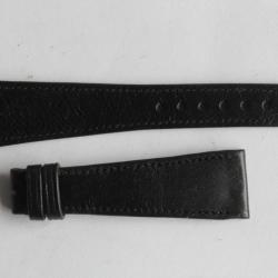 Bracelet montre Universal Genève cuir noir 19 mm