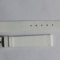 Bracelet montre Universal Genève cuir blanc 16 mm vintage