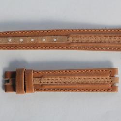 Bracelet montre Universal Genève cuir marron 16 mm