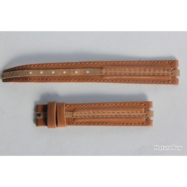 Bracelet montre Universal Genve cuir marron 16 mm