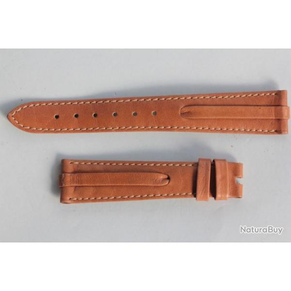 Bracelet montre Universal Genve cuir marron 18 mm