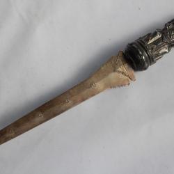 Couteau argent Indonésie Bali XIXe siècle