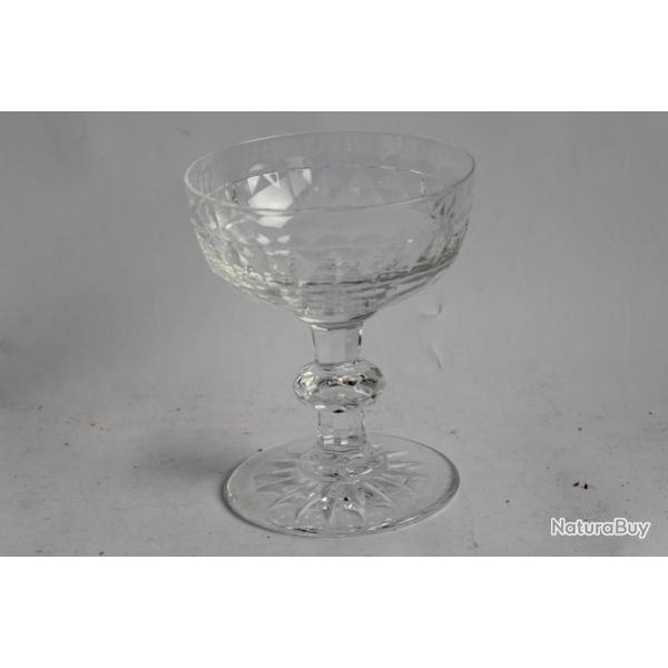 VAL ST LAMBERT Coupe  champagne cristal Charles