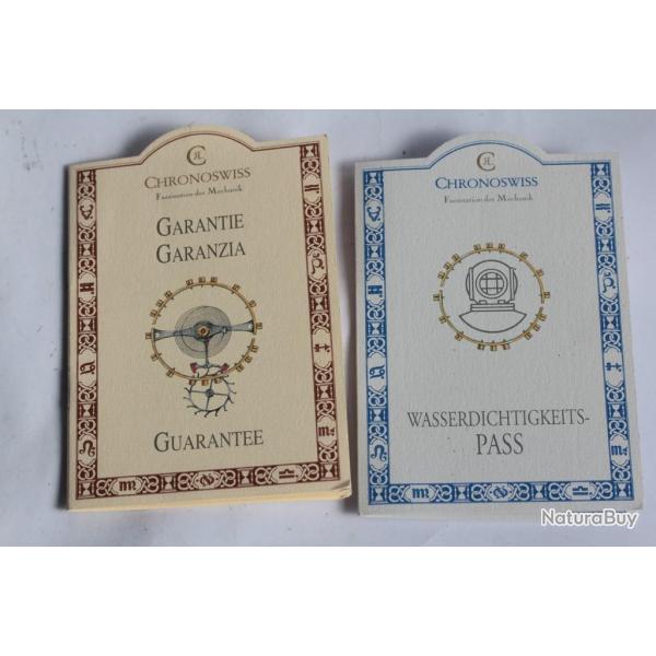 CHRONOSWISS crin pour montre + garantie