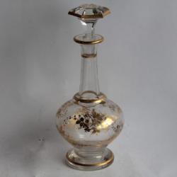Carafe cristal or XIXe siècle