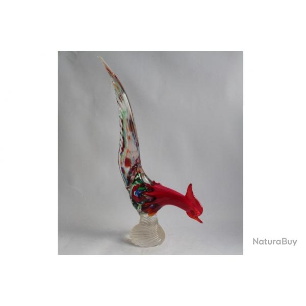 Oiseau en verre Murano