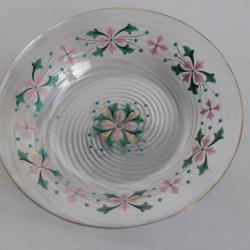 Petite assiette verre émaillé