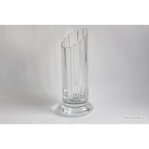 DAUM France Vase Colonne cristal Cythere