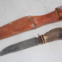 Ancien Couteau chasse Rehwappen Allemagne (57643)