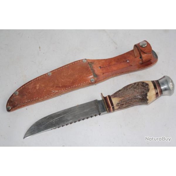 Ancien Couteau chasse Rehwappen Allemagne