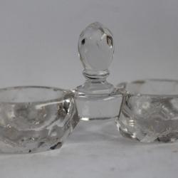 SAINT LOUIS Salière cristal moulé