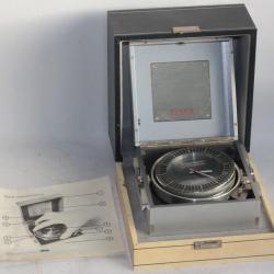 Pendule de Marine Derby Swissonic Quartz vintage 1970 Clock