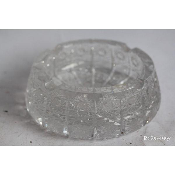 Cendrier cristal taill Bohme