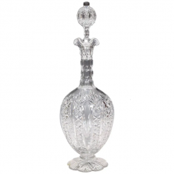 BACCARAT Carafe cristal taillé Condé Empereur russe Nicolas II