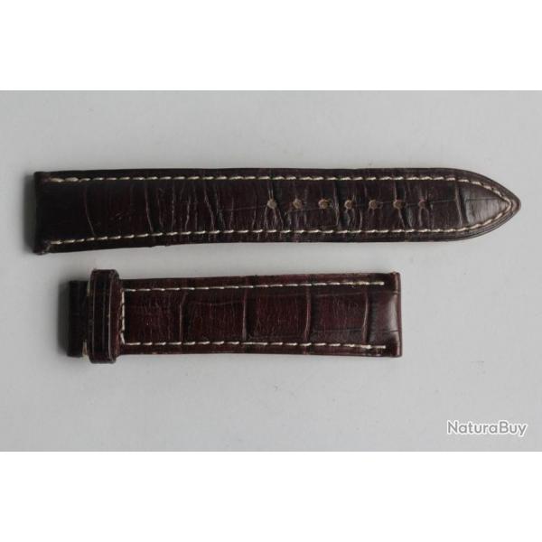 MIDO Bracelet montre croco marron 20 mm