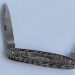 Ancien Couteau de poche Franc-Maçon Contento Germany