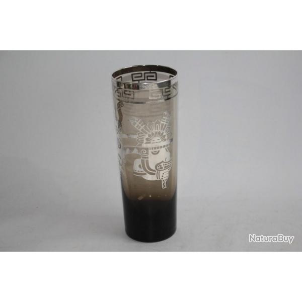 Vase rouleau verre argent Vicky Prou