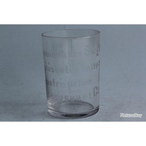Verre Souvenir contre prime Lassueur & Co XIXe sicle 1903