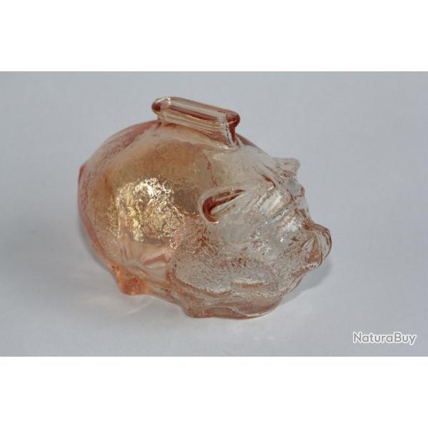 Tirelire  casser Cochon verre moul