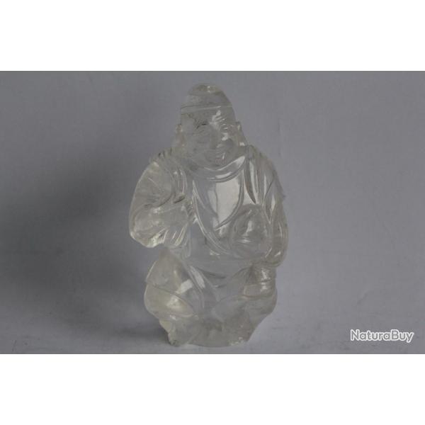 Bouddha cristal de roche