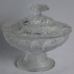 Confiturier en cristal Charles X