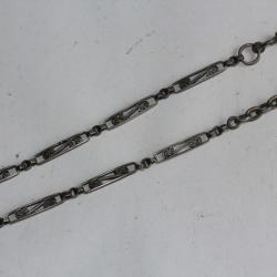 Chaîne de montre gousset argent