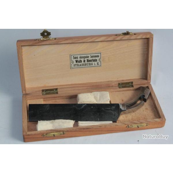 Coffret Lame de couteaux Instrument de chirurgie Wilhelm Walb