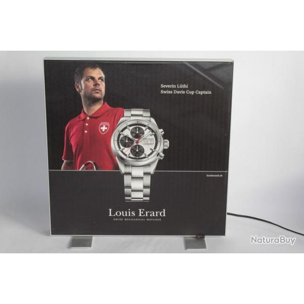 LOUIS ERARD Panneau publicitaire lumineux Montre