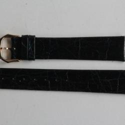 RAYMOND WEIL Bracelet pour montre croco bleu noir 16 mm