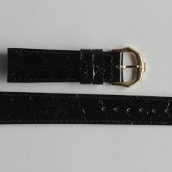 RAYMOND WEIL Bracelet pour montre cuir noir 16 mm