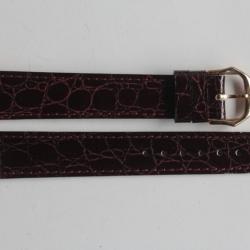 RAYMOND WEIL Bracelet pour montre cuir bordeaux 16 mm