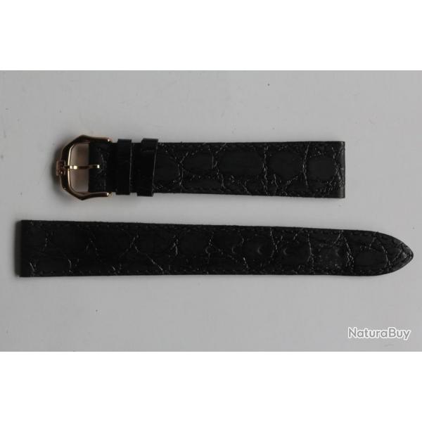 RAYMOND WEIL Bracelet pour montre cuir noir 16 mm