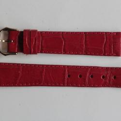RAYMOND WEIL Bracelet pour montre cuir rouge 16 mm