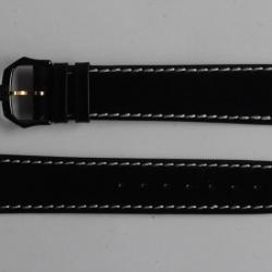 RAYMOND WEIL Bracelet pour montre cuir noir 18 mm