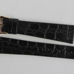 RAYMOND WEIL Bracelet pour montre croco noir 19 mm