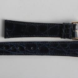 RAYMOND WEIL Bracelet pour montre croco bleu marine 19 mm