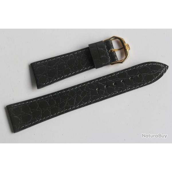 RAYMOND WEIL Bracelet pour montre cuir gris fonc 20 mm