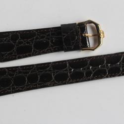 RAYMOND WEIL Bracelet pour montre cuir marron foncé 20 mm