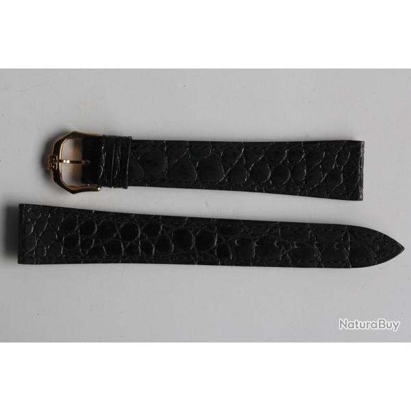 RAYMOND WEIL Bracelet pour montre cuir noir 18 mm