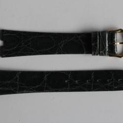 RAYMOND WEIL Bracelet pour montre croco gris 18 mm