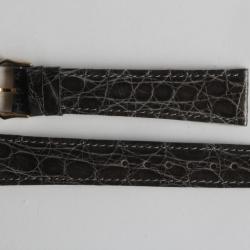 RAYMOND WEIL Bracelet pour montre croco gris 18 mm