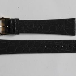 RAYMOND WEIL Bracelet pour montre cuir gris foncé 18 mm