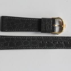 RAYMOND WEIL Bracelet pour montre croco gris foncé 17 mm