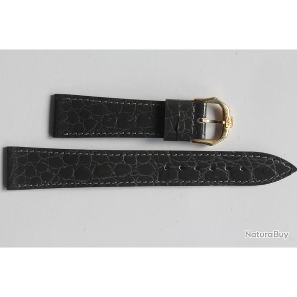 RAYMOND WEIL Bracelet pour montre croco gris fonc 17 mm