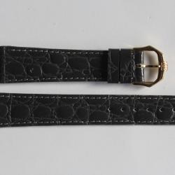 RAYMOND WEIL Bracelet pour montre croco gris foncé 17 mm