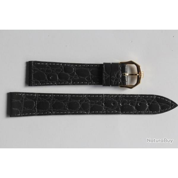 RAYMOND WEIL Bracelet pour montre croco gris fonc 17 mm